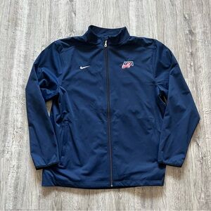 Ironhead X Nike Logo Blue USA Hockey Training Jacket Size 2XL